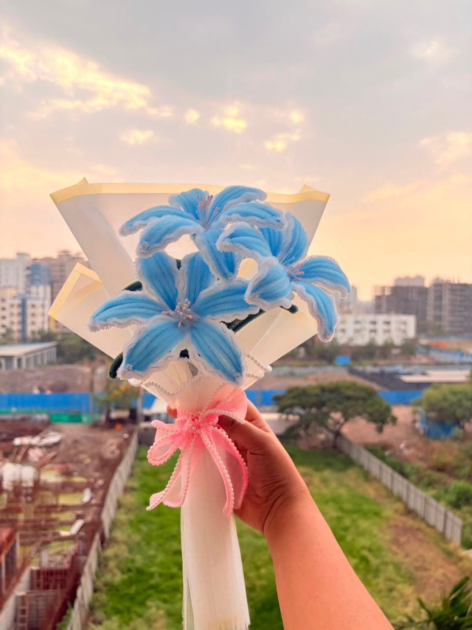 Handcrafted pipe-cleaner bouquet — Keep Forever step by The Lunora Studio